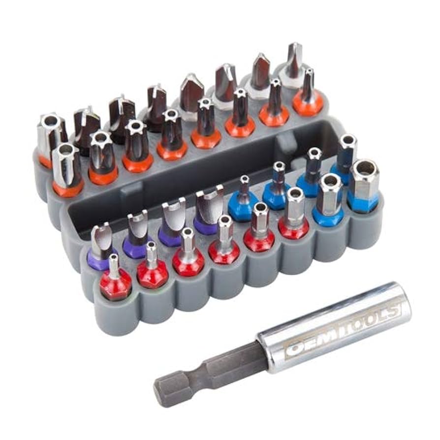 DRT セット Amazon.com: OEMTOOLS 25959 33 Piece Security Bit Set